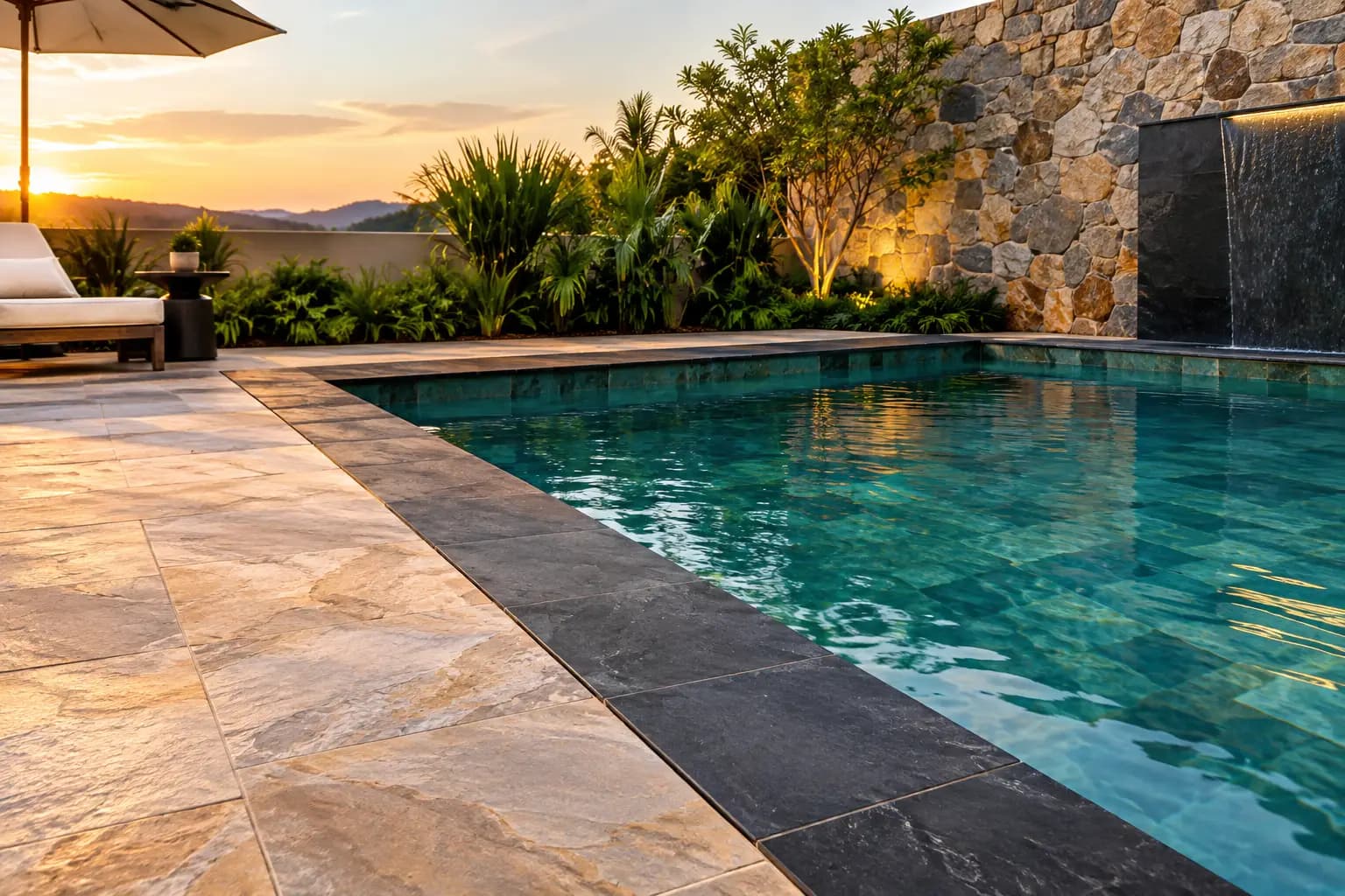 Bordas de piscina: beleza, segurança e escolha