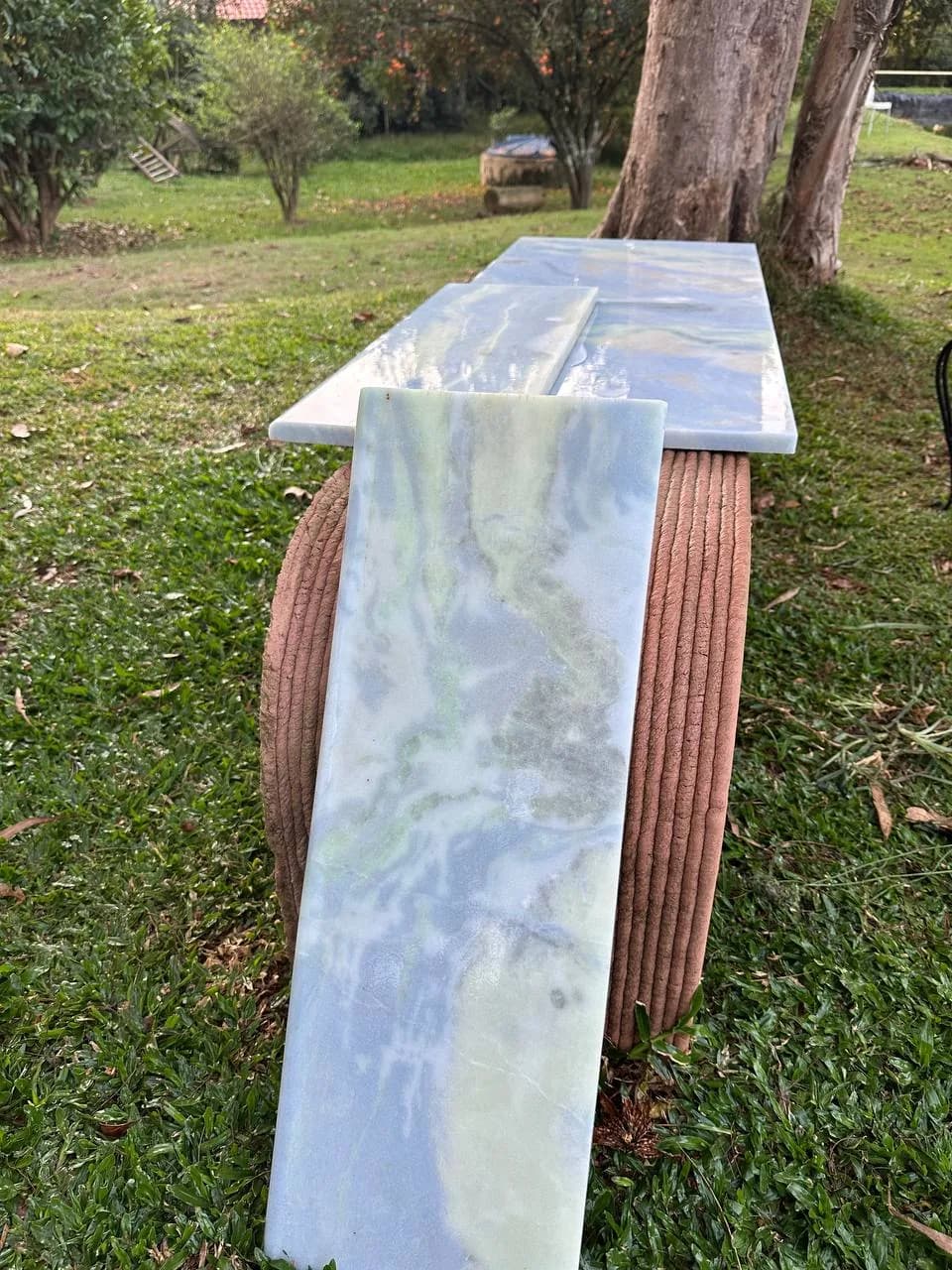 Pedra Água Marinha, aplicação 7