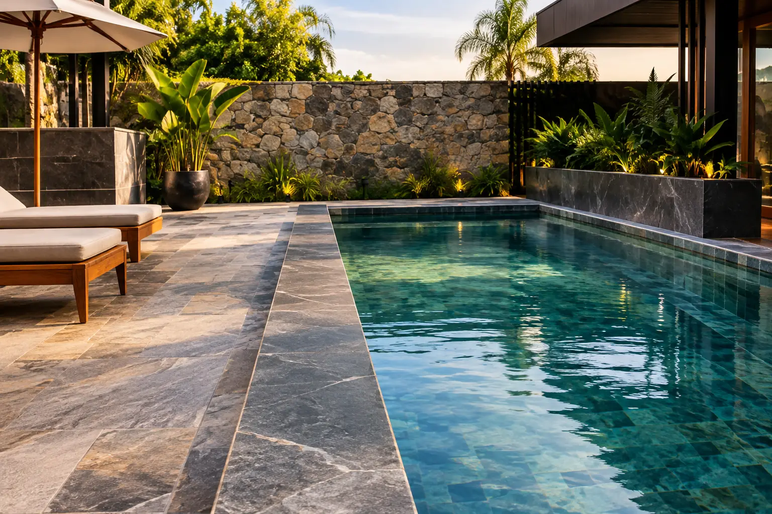 Como planejar borda de piscina com segurança
