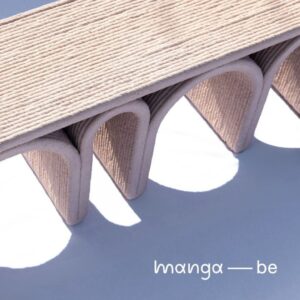 Banco mobiliario urbano visto de cima